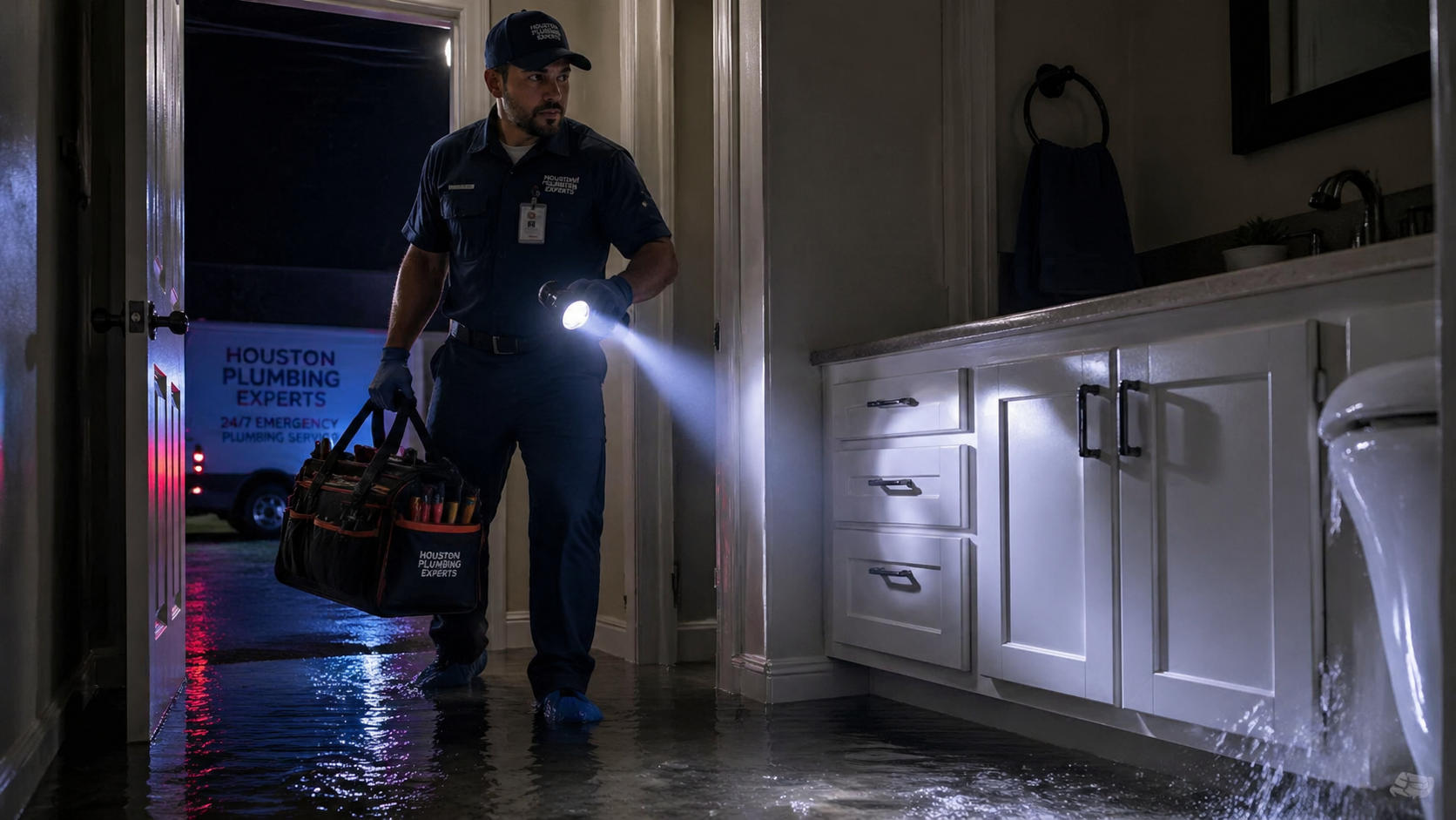 Emergency plumbing response